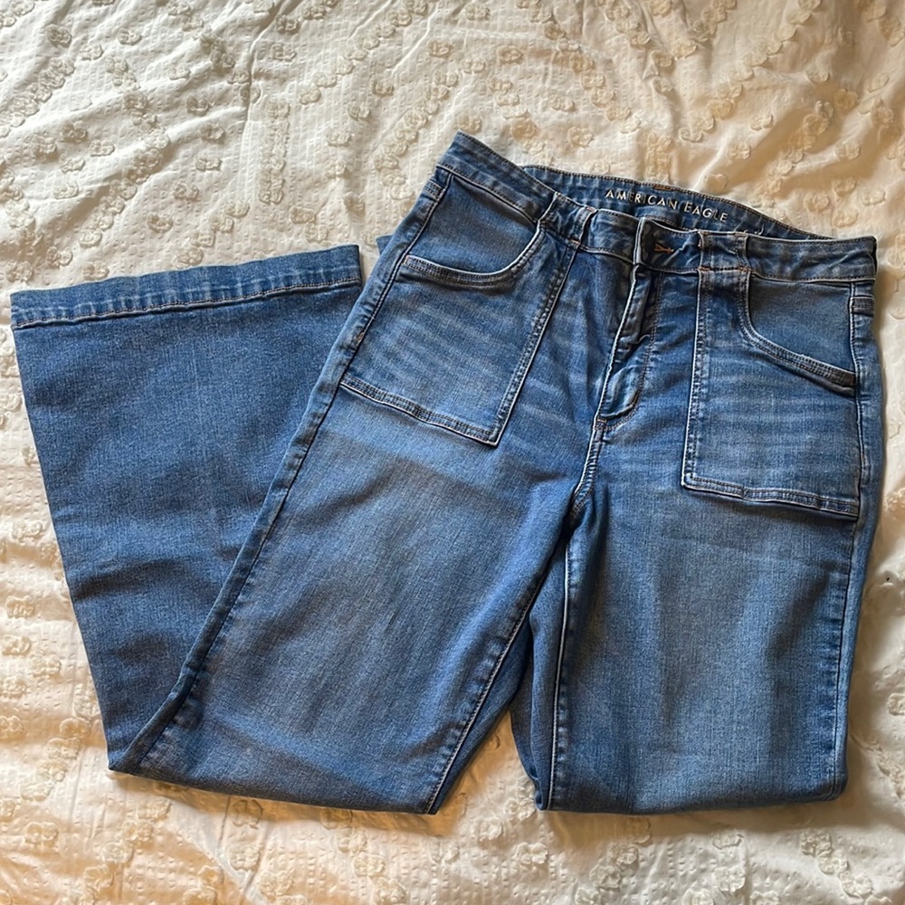 American Eagle Super High Waisted Flare Jean